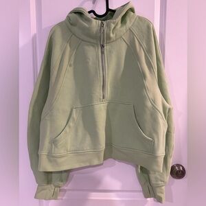 Lululemon Athletica Scuba Hoodie Mint Green Zip-Up